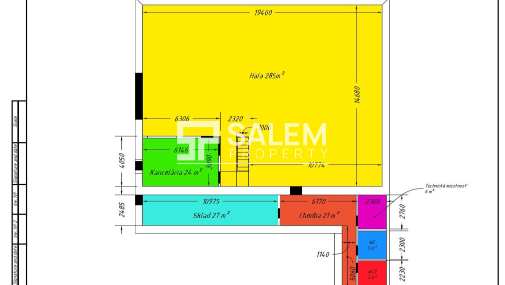 Novostavba výrobno-skladovej budovy v Sládkovičove