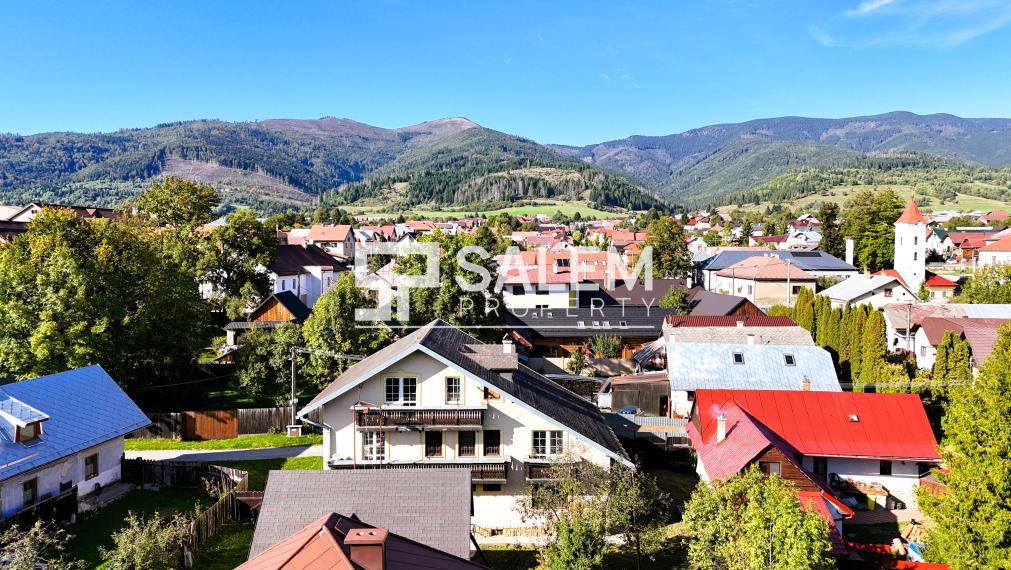 Na predaj 3-podlažný dom s nádhernými výhľadmi na Horehroní