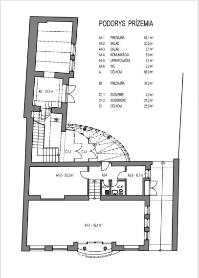 Administratívna budova v historickom centre Banskej Bystrice