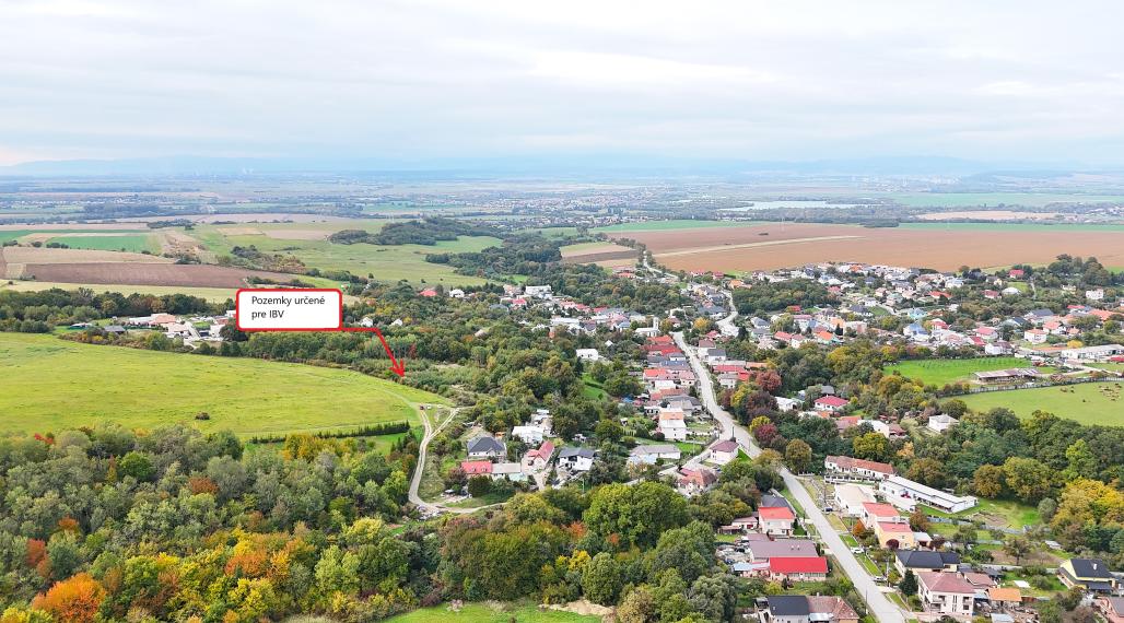 Pozemky pre individuálnu bytovú výstavbu 14.400m2